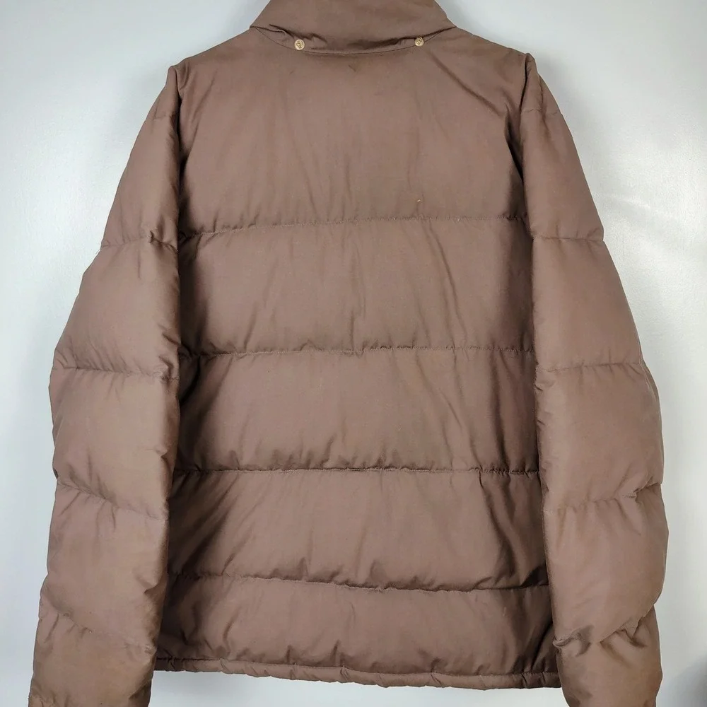 Vintage The North Face Brown Down Puffer Parka Jacket Made in USA XL RN61661